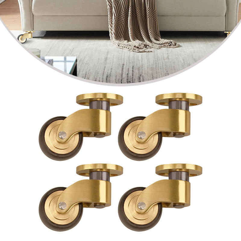 Set 3 360 ° Ruedas Rigidas Livianas