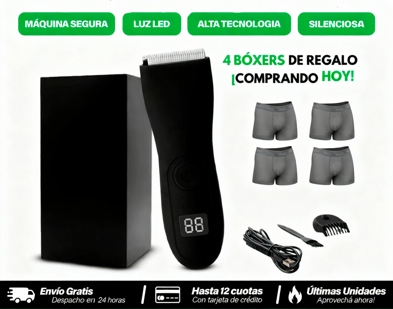 Manchine Plus™ + 4 Bóxers Premium Respirables de Regalo